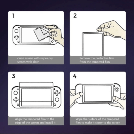 ฟิล์มกระจกนิรภัยกันรอยนิ้วมือ DOBE TNS-1156 สำหรับ NINTENDO SWITCH OLED_7